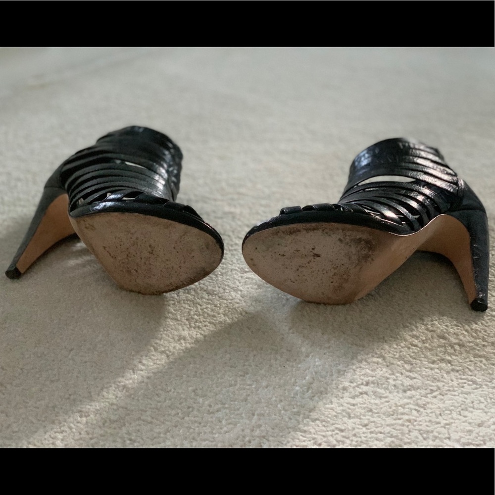 Anthro x Dolce Vita Black Gladiator Heels - Picture 7 of 10